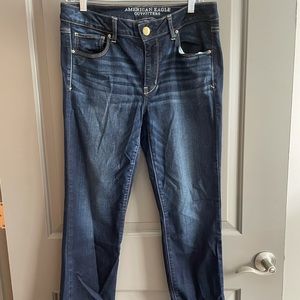 American Eagle dark skinny jeans